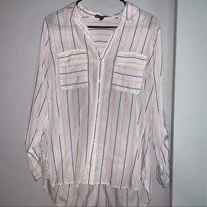 Express Button Down Blouse